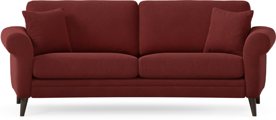 Eden - 2,5-sits soffa svängd - Röd