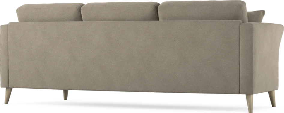 Eden - 3-sits soffa svängd - Beige
