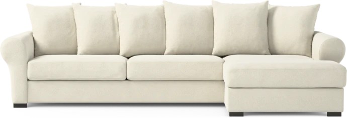 Town, 3-sits soffa med schäslong höger