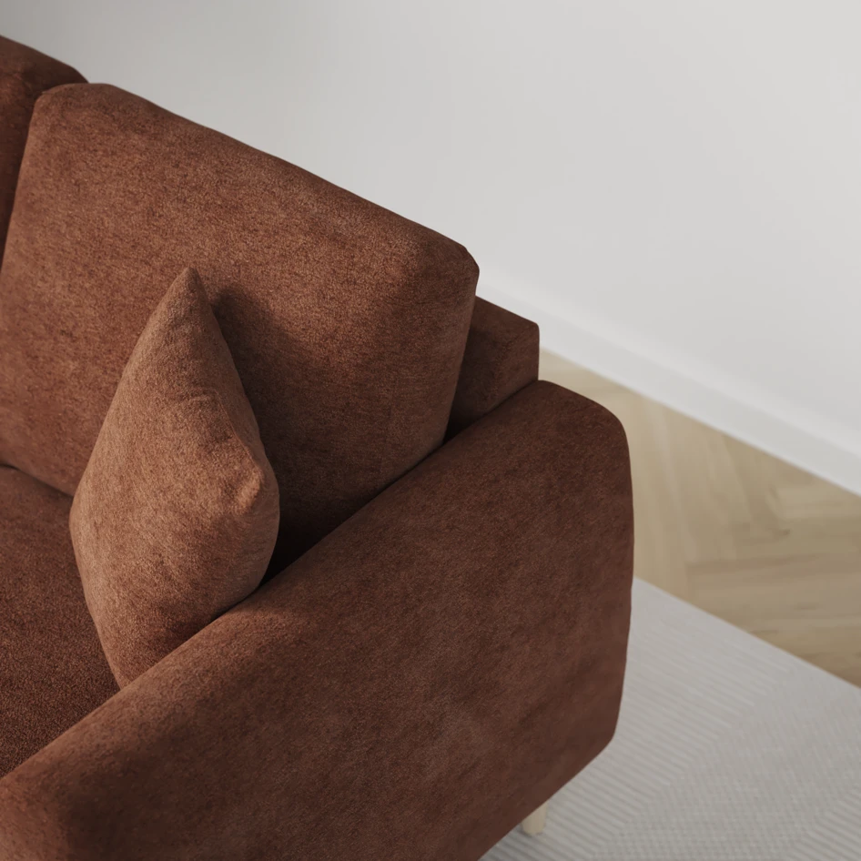 Eden - 3-sits soffa - Orange