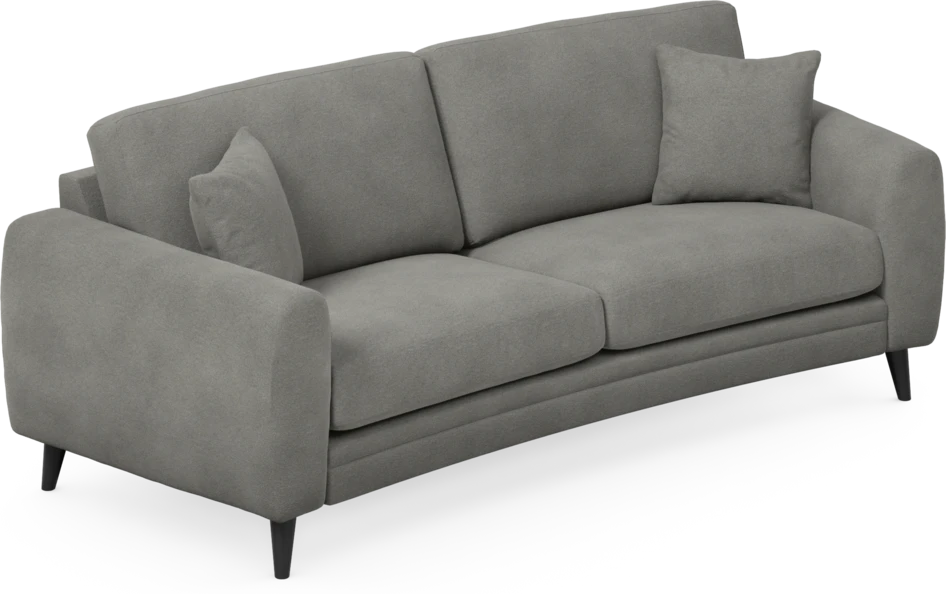 Eden - 2,5-sits soffa svängd - Grå