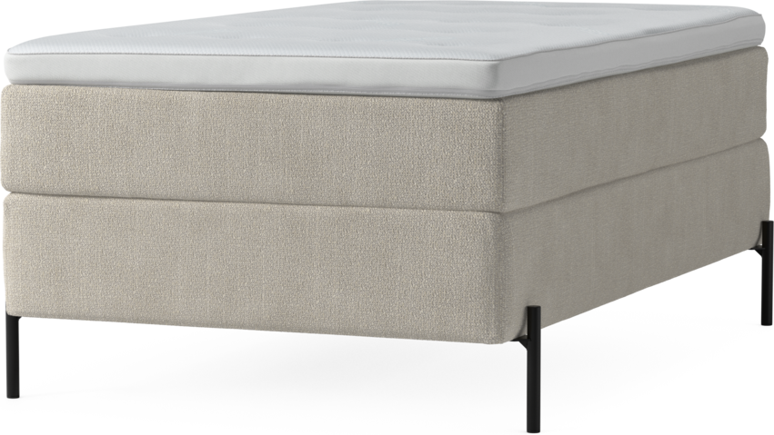 Delux Dream - Kontinentalsäng, enkelsäng 120 cm med bäddmadrass och sängben