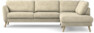 Bridge - 3-sits soffa med divan höger - Beige