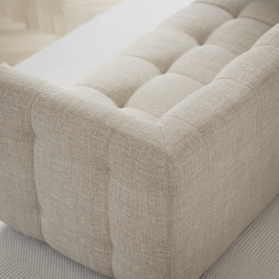 Bella - 3-sits soffa med divan vänster - Beige