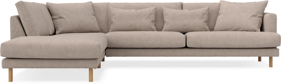 Harper - 3-sits soffa med divan vänster - Beige