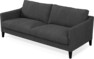 Winston - 3-sits soffa - Svart