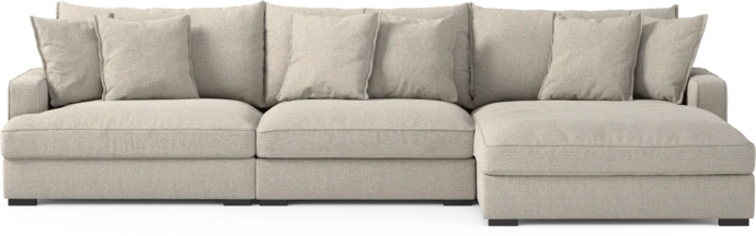 Rossi, 3-sits soffa med schäslong höger