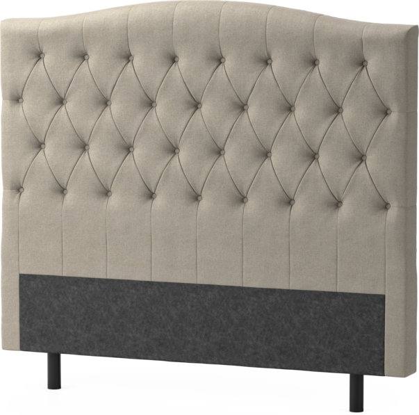 Delux Välvd - Sänggavel, 90-210 cm - Beige