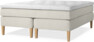 Delux Sense - Kontinentalsäng, dubbelsäng med bäddmadrass - Beige