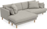 Harper - 4-sits med schäslong XL vänster - Beige