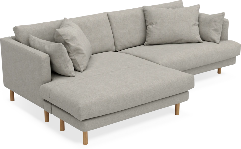 Harper - 4-sits med schäslong XL vänster - Beige