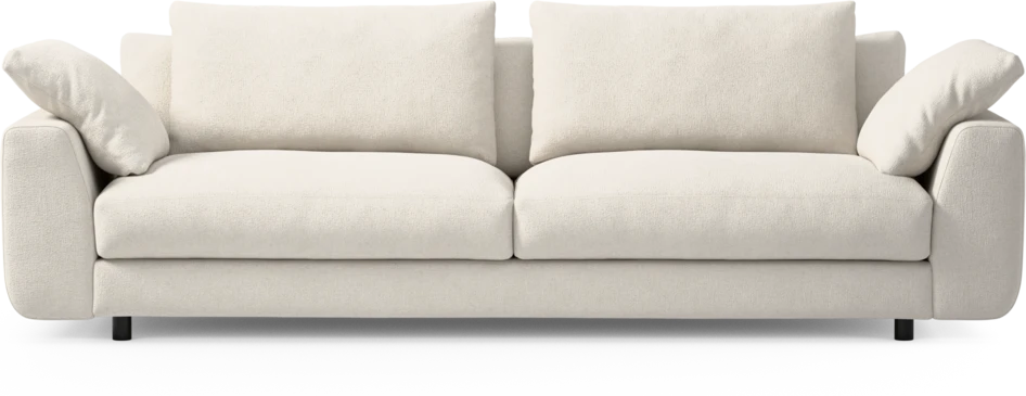 Amie - 4-sits soffa - Vit