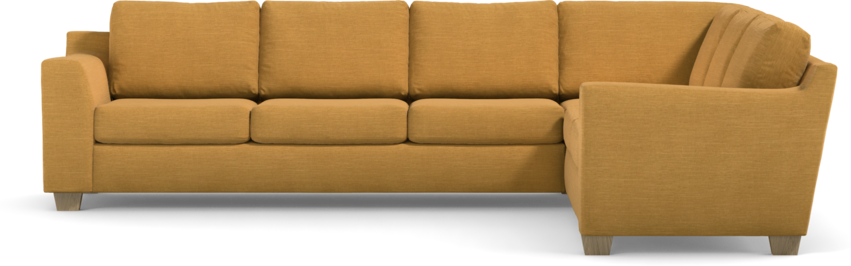 Friday - Hörnsoffa, 3+2-sits - Gul