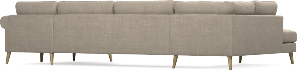 Bridge - 3-sits soffa med divan vänster och schäslong höger - Beige
