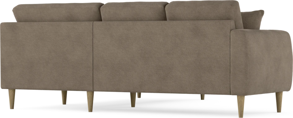 Eden - Hörnsoffa, 2+2-sits - Brun