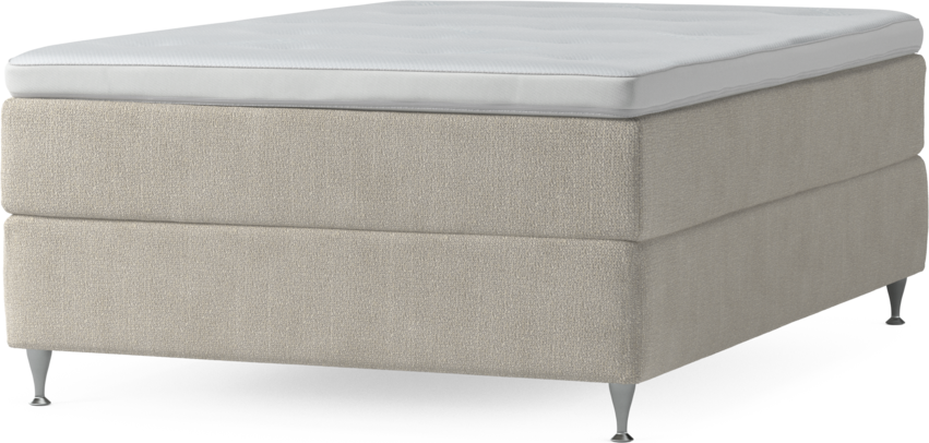 Delux Dream - Kontinentalsäng, enkelsäng 140 cm med bäddmadrass och sängben