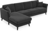 Eden - 3-sits soffa med schäslong - Grå