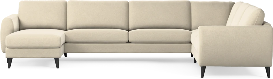 Bridge - Hörnsoffa, 3+2-sits med schäslong vänster - Beige