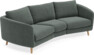 Madison - 3-sits soffa svängd, 70 cm - Grå