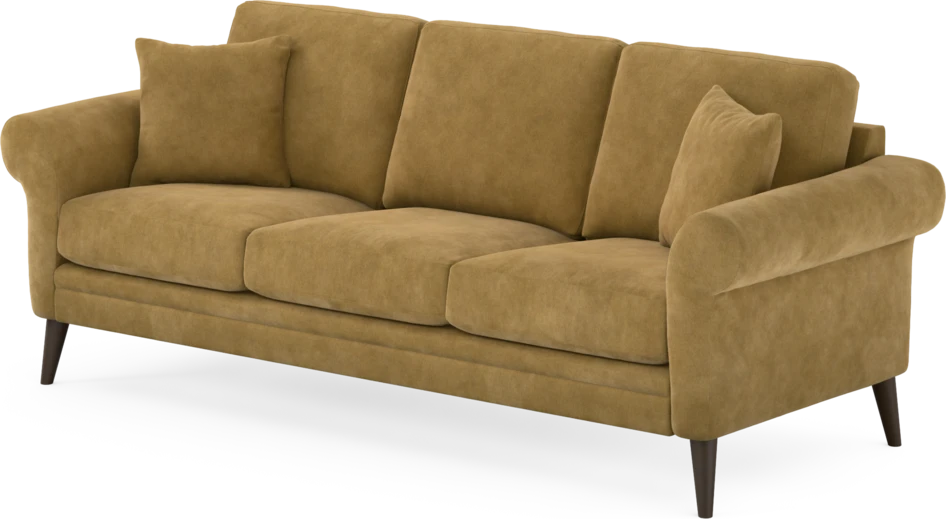 Eden - 3-sits soffa - Gul