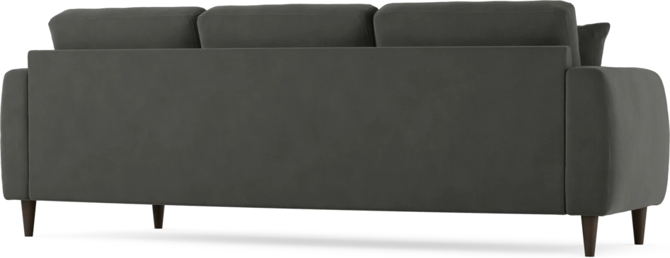 Eden - 3-sits soffa svängd - Grå
