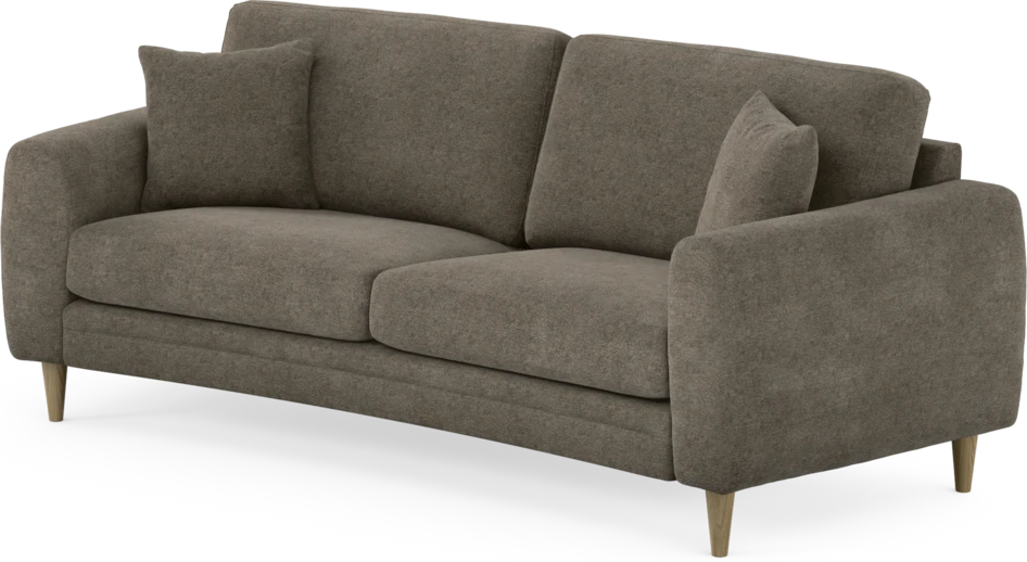 Eden - 2,5-sits soffa svängd - Brun