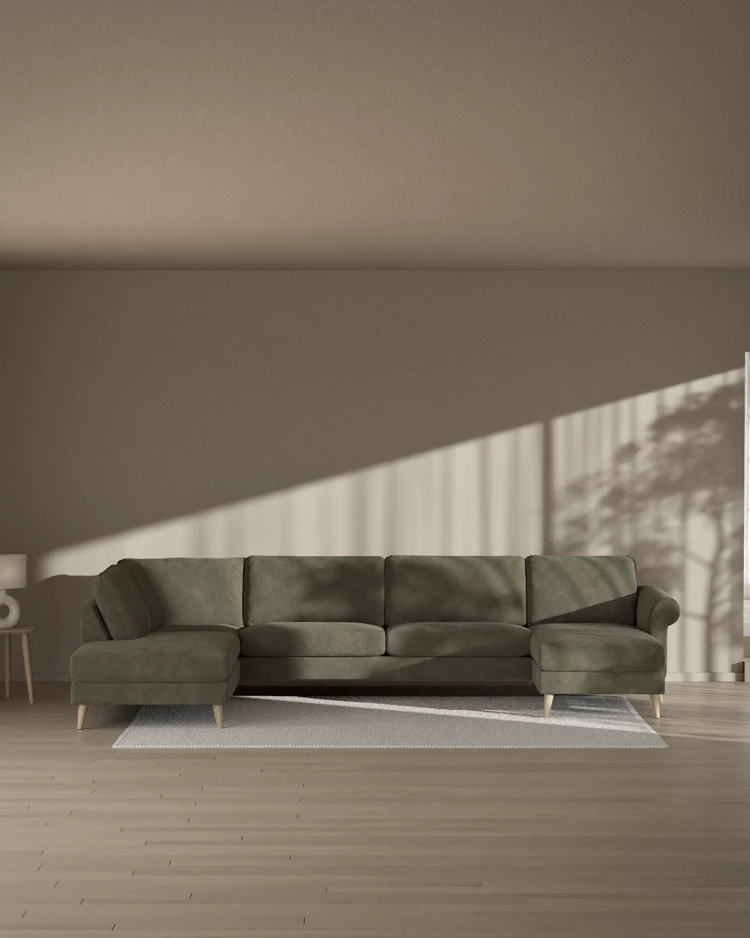 Bridge - 3-sits soffa med divan vänster och schäslong höger - inspiration