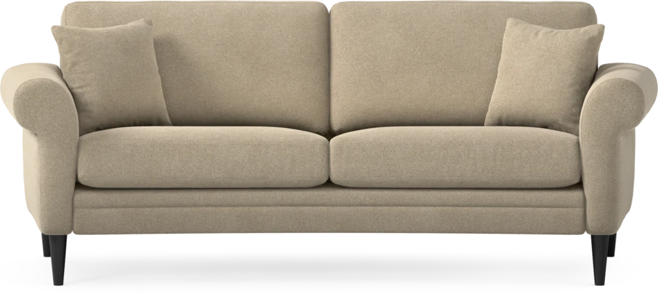 Eden - 2,5-sits soffa svängd - Beige