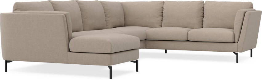 Madison - Hörnsoffa med schäslong vänster - Beige