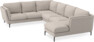 Madison - Hörnsoffa med schäslong höger - Beige