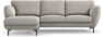 Madison Lux - 2-sits soffa med schäslong vänster - Grå