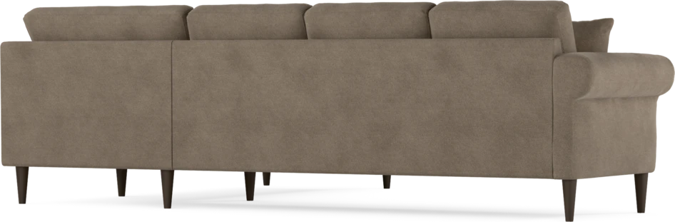 Eden - Hörnsoffa, 3+2-sits - Brun