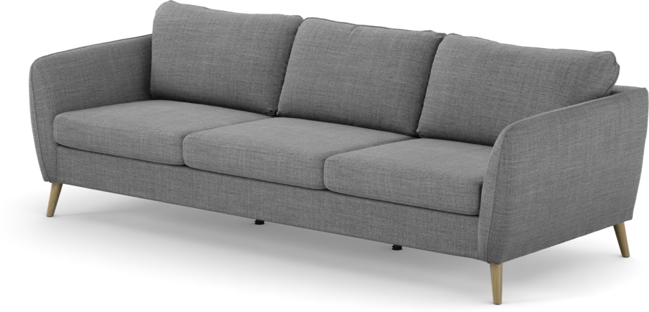 County - 3-sits soffa - Grå