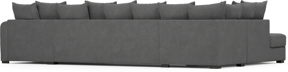 Town - 3-sits soffa med divan vänster och schäslong höger - Grå