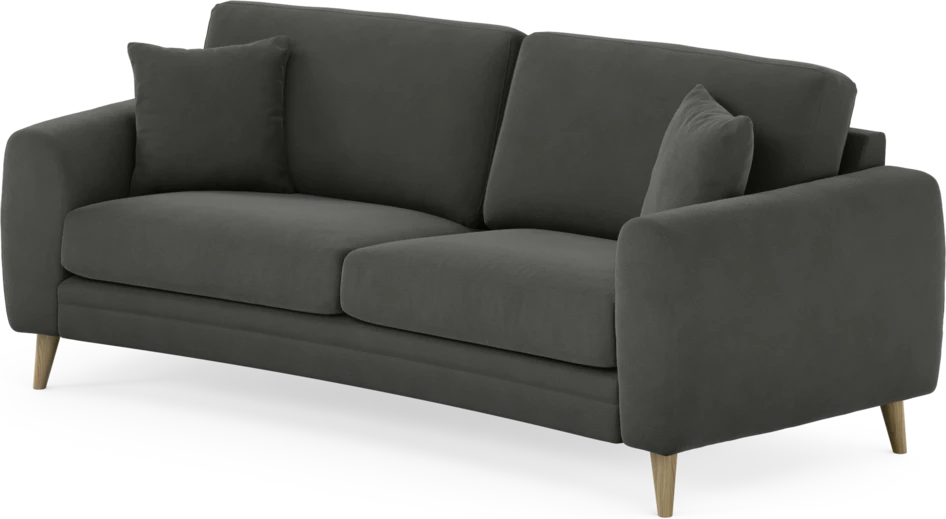 Eden - 2,5-sits soffa svängd - Grå