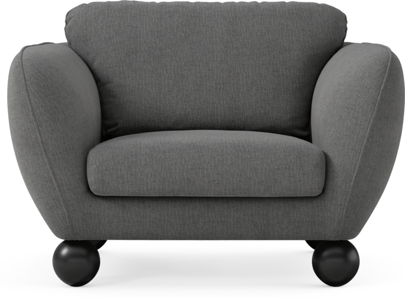 Madison - Fåtölj, 70 cm - Grå