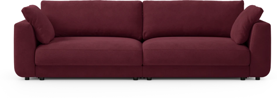 Amie - Bäddsoffa 4-sits - Röd