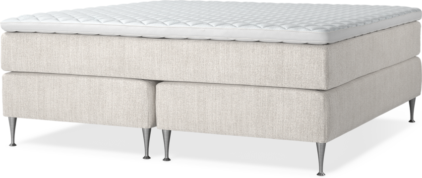 Delux Exclusive - Kontinentalsäng, dubbelsäng med bäddmadrass och sängben