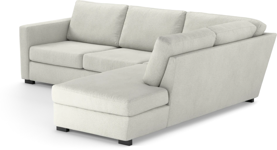Friday - 2,5-sits soffa med divan höger - Vit