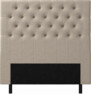 Delux Pikerad XL - Sänggavel, 90-210 cm - Beige