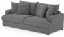 Mila - 3-sits soffa - Grå
