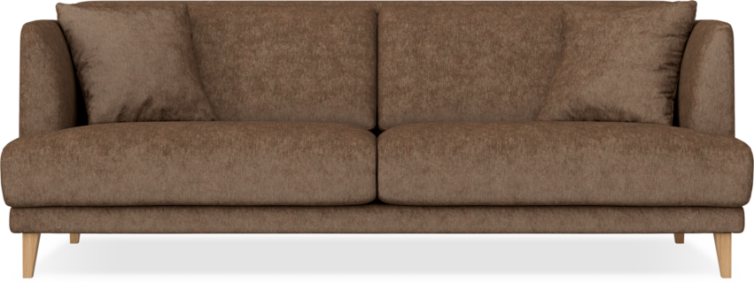 Macy Lux - 3-sits soffa - Brun