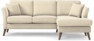 Eden - 2-sits soffa med schäslong - Beige