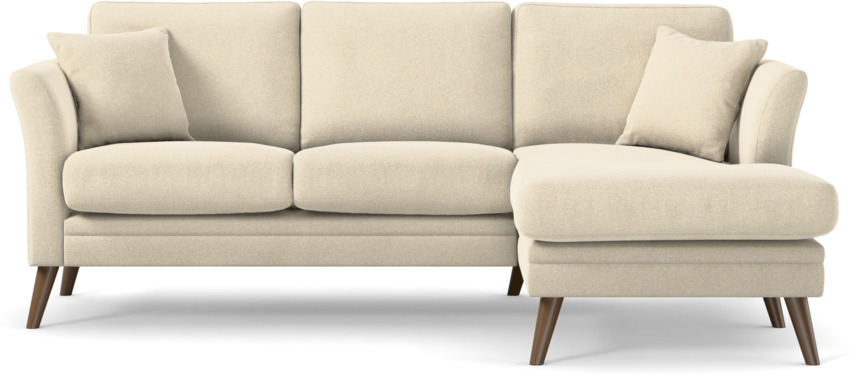 Eden - 2-sits soffa med schäslong - Beige