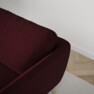 Madison Lux - 2-sits soffa med schäslong vänster - Röd