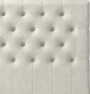 Delux Pikerad XL - Sänggavel, 90-210 cm - Beige