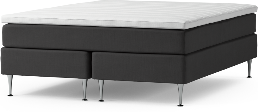 Roma Family - Kontinentalsäng, dubbelsäng med bäddmadrass och sängben, B 160-180