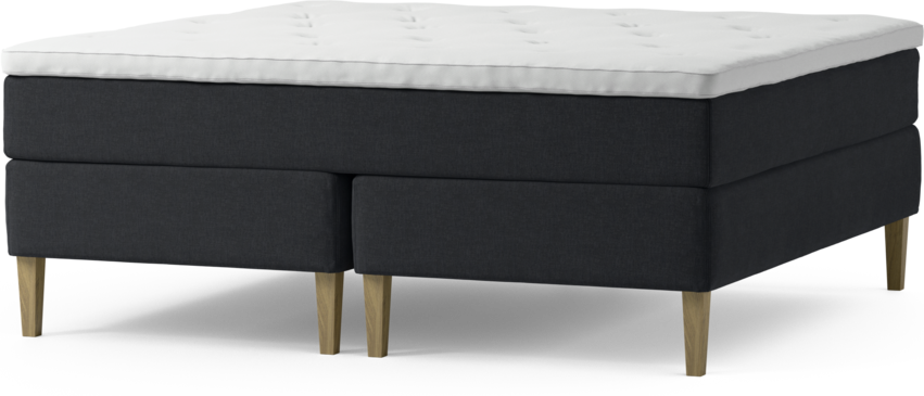 Delux Dream - Kontinentalsäng, dubbelsäng med bäddmadrass och sängben