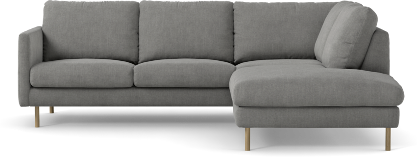 Madison Lux - 2-sits soffa med divan höger - Grå