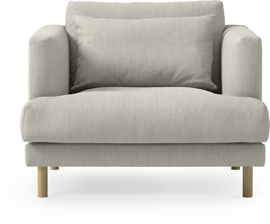 Harper - Fåtölj, 75 cm - Beige